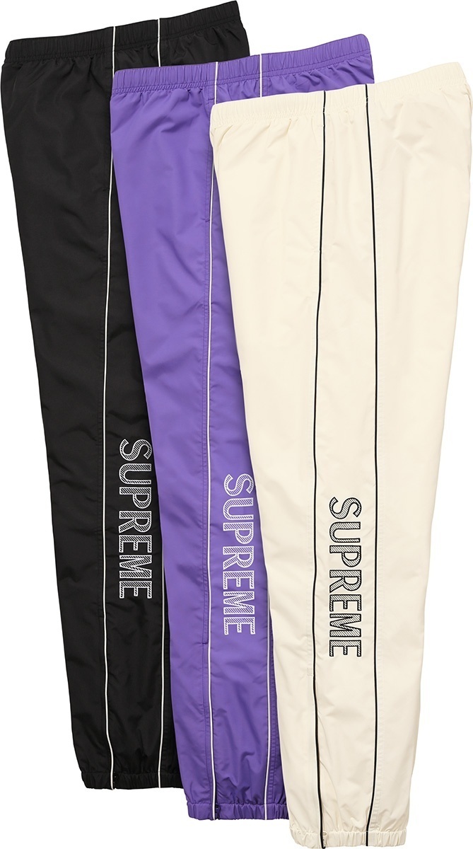 Striped Logo Warm Up Pant